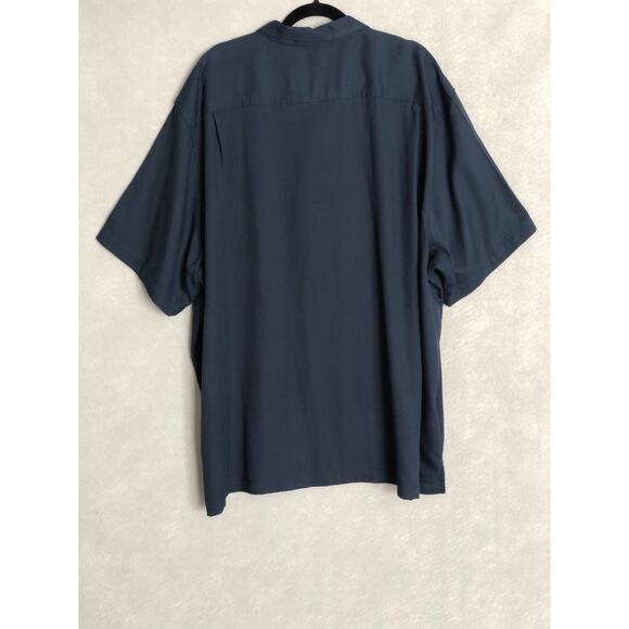 Tommy Bahama Royal Bermuda Shirt Men's XXXL Navy - Picture 6 of 7